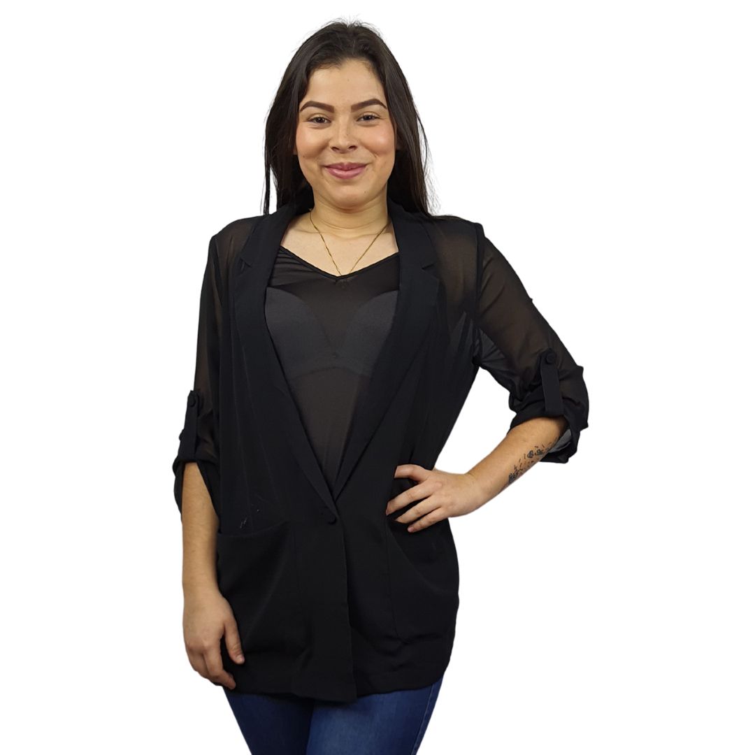 Blazer Vero Moda Negro Style SHANGHAI VICTORIA L/S BLAZER(DR)