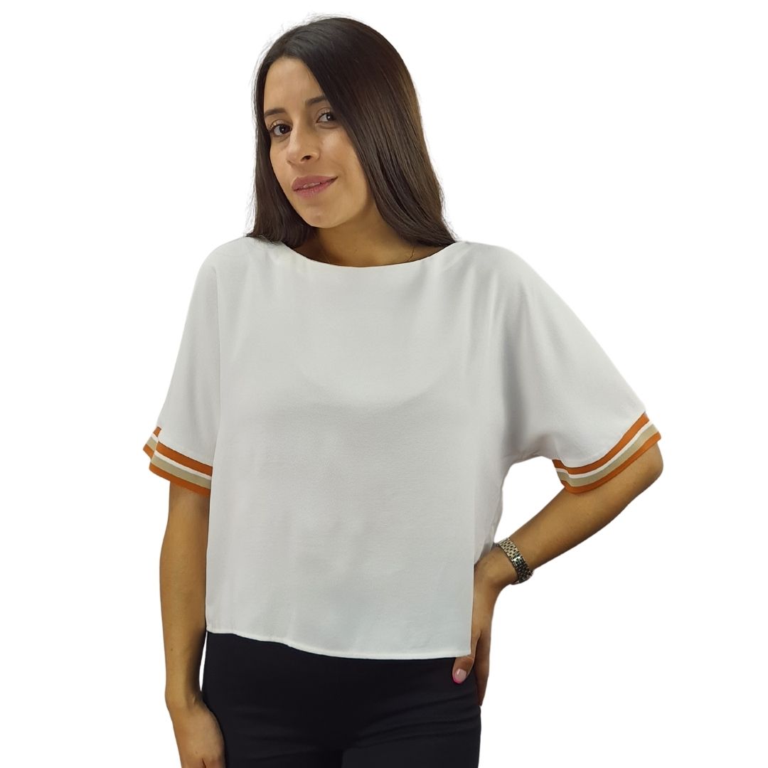 Blusa Vero moda Blanco Style REGINA S/S TOP(SD)