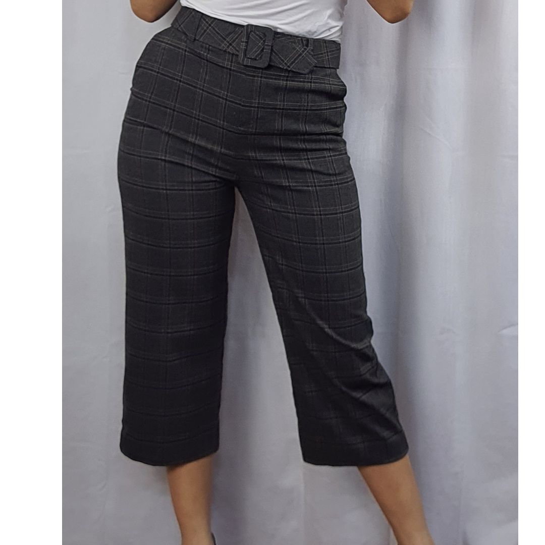 Pescador Vero Moda Gris Style CINDERELLA 7/8 STRAIGHT PANTS(LL)