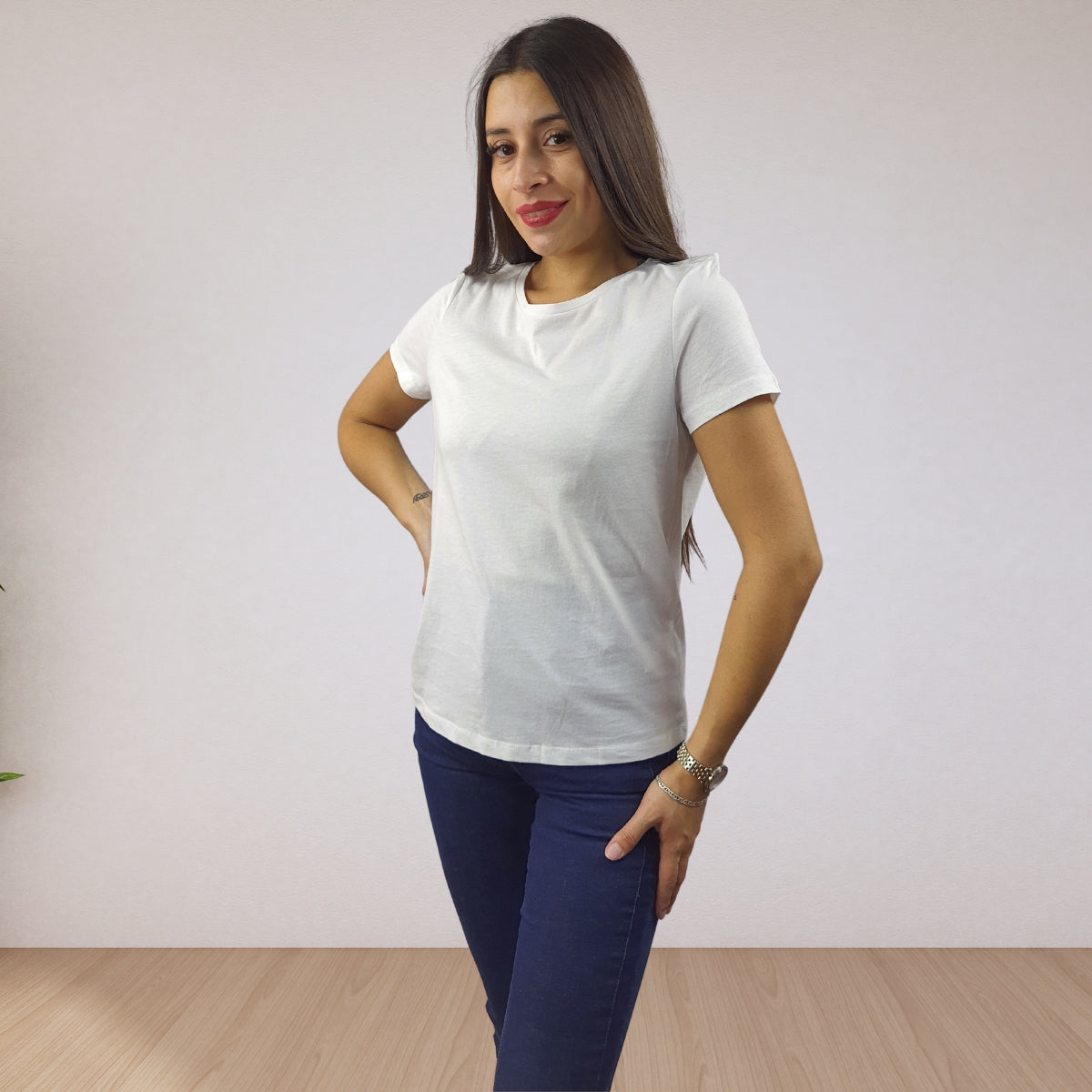 Polera Vero Moda Blanco Style CHOICE PRETTY S/S TOP(NC)-OR