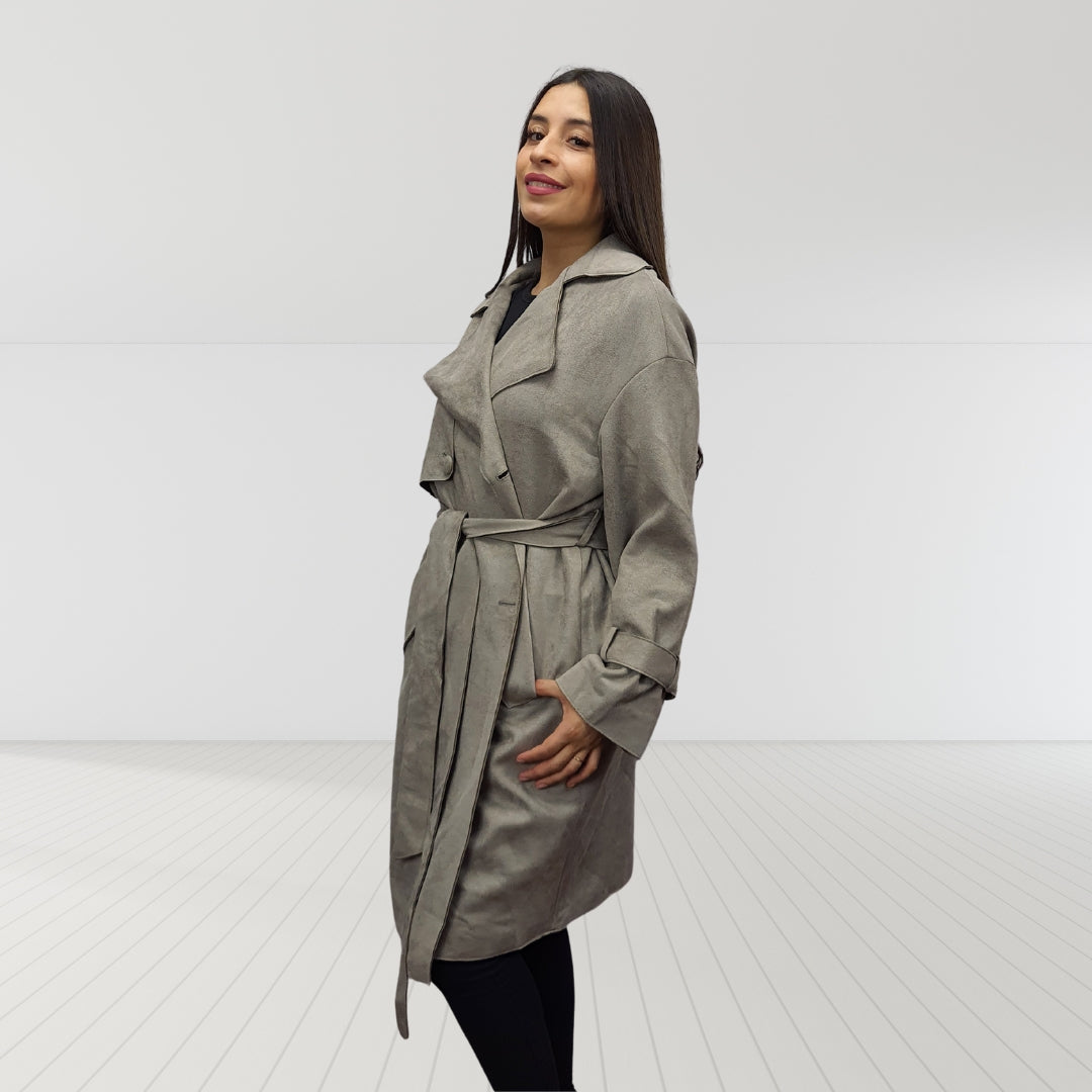 Blazer Vero Moda Gris Style DONALD L/S COAT(VMC-FL)
