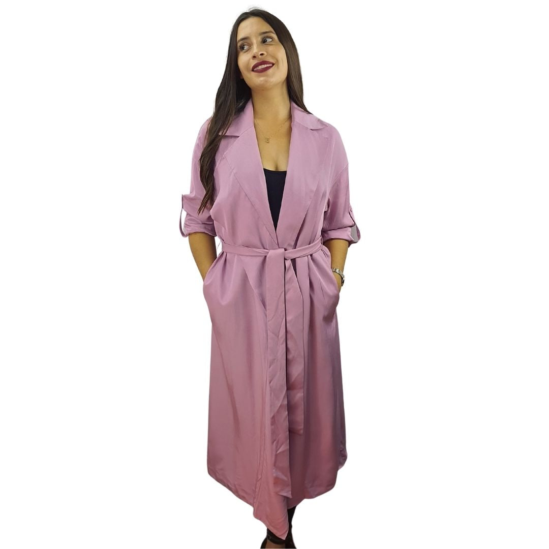 Tapado Vero moda Rosa Vieja Style BLAKE L/S COAT(VMC-MM)