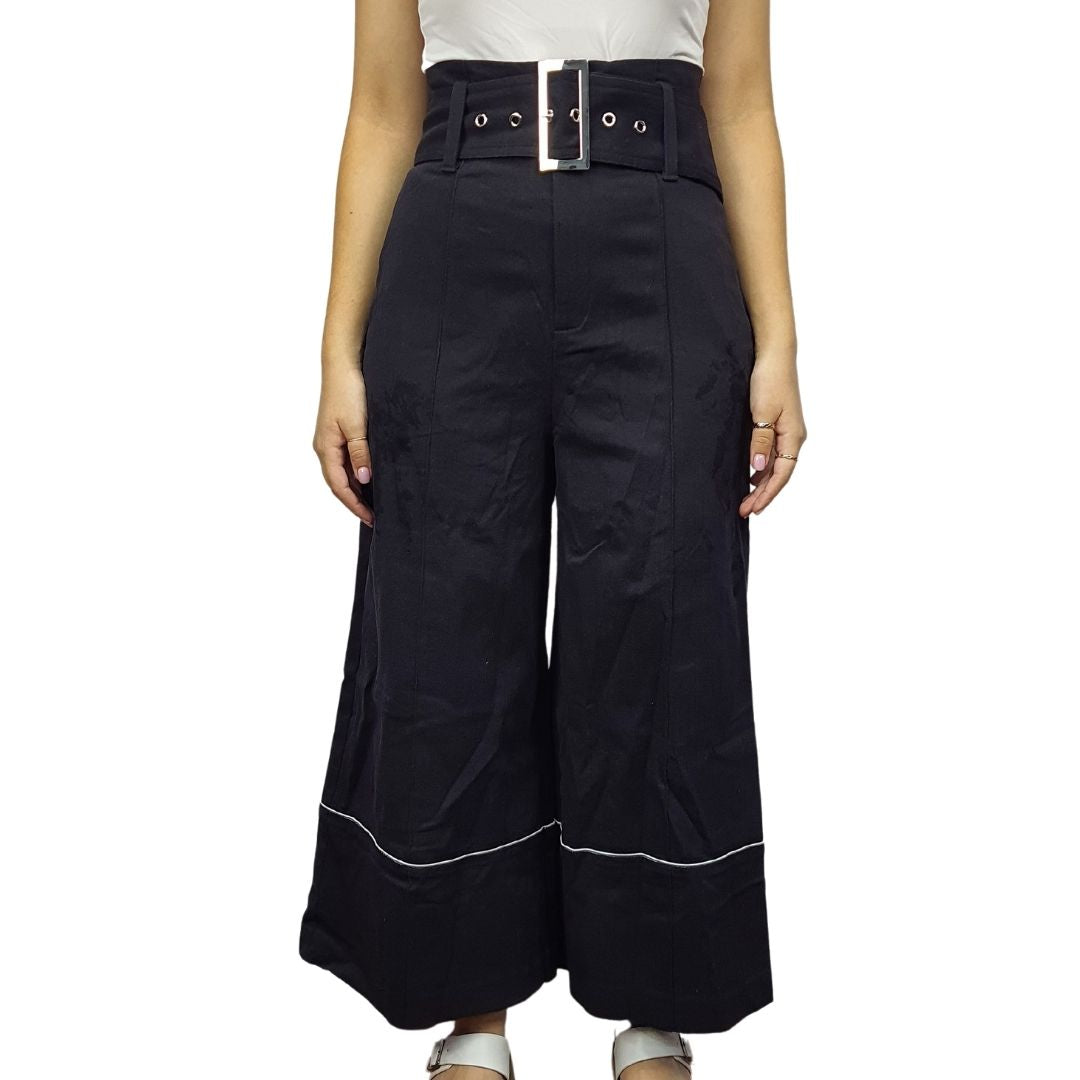 Pantalon Vero Moda Negro Style EMPTY 9/10 HW LOOSE JEANS(NC)