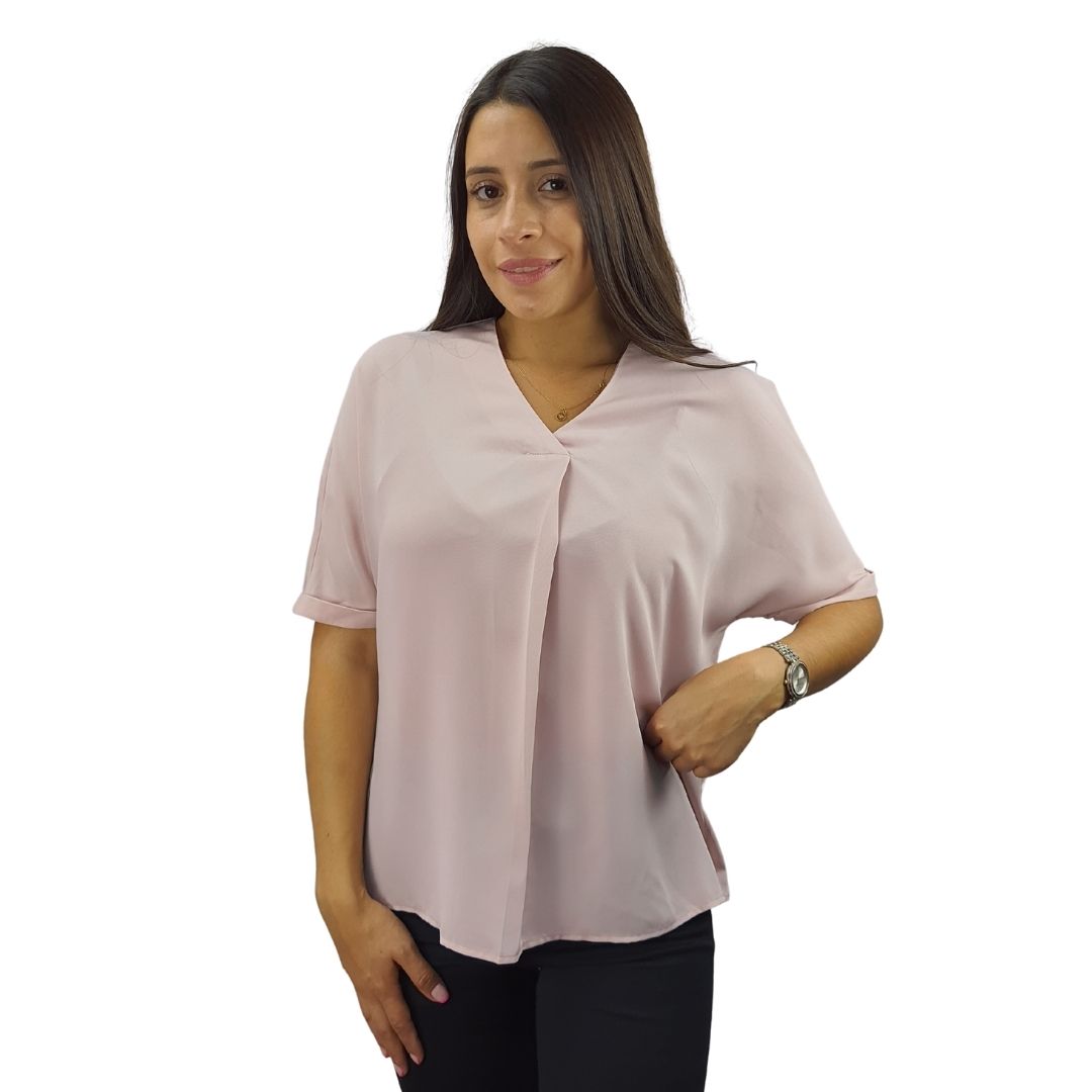 Blusa Vero Moda Rosa Vieja Style MORALE 1/2 WOVEN TOP(VMC-TP)