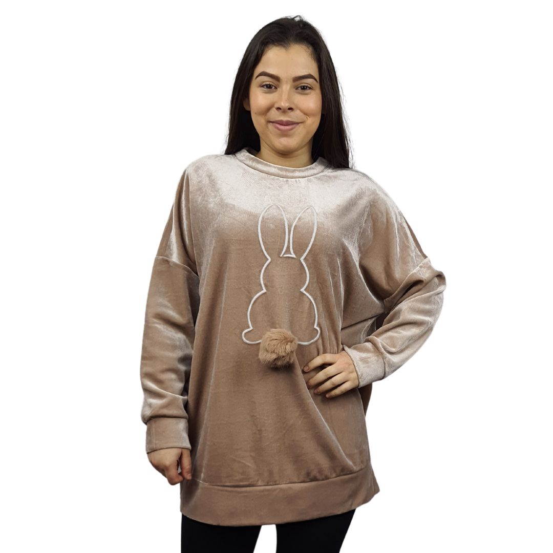 Sweater Vero Moda Beige Style RABBY L/S SWEAT(NC)