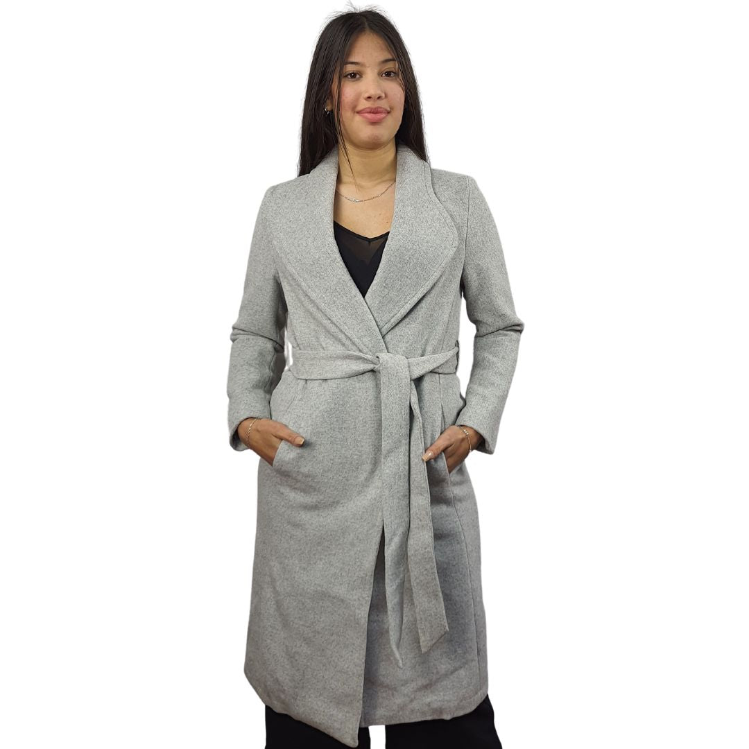 Blazer Vero Moda Gris Style AIKE L/S WOOL COAT(VMC-NL)