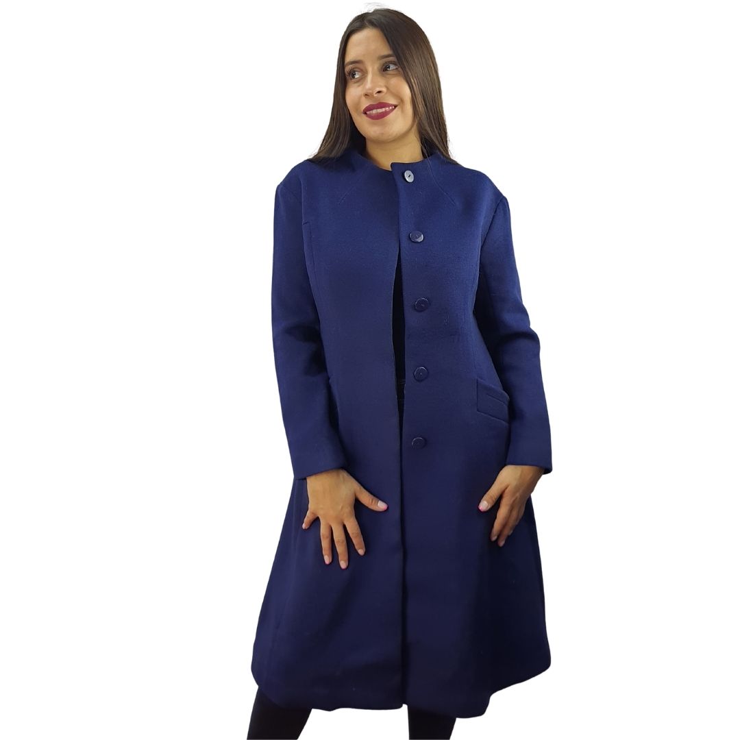Blazer Vero Moda AZUL Style ROSE L/S WOOL COAT(EL)