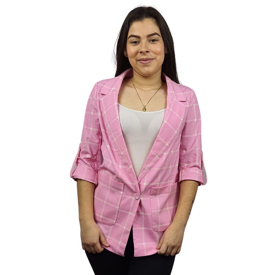 Blazer Vero Moda Rosado Style CASTLE 9/10 BLAZER(FL)