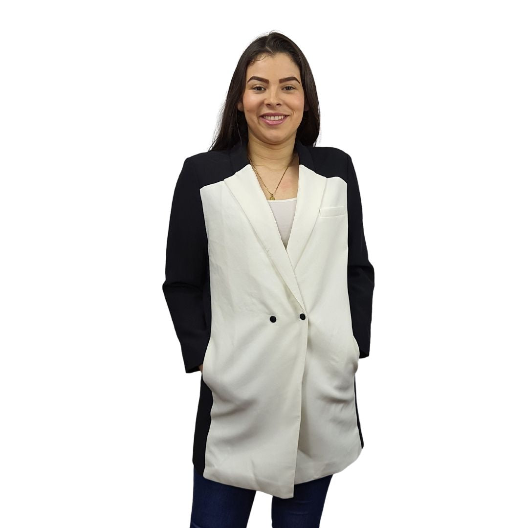 Blazer Vero Moda Blanco Style SQUARE 9/10 BLAZER(PM-ET-2)