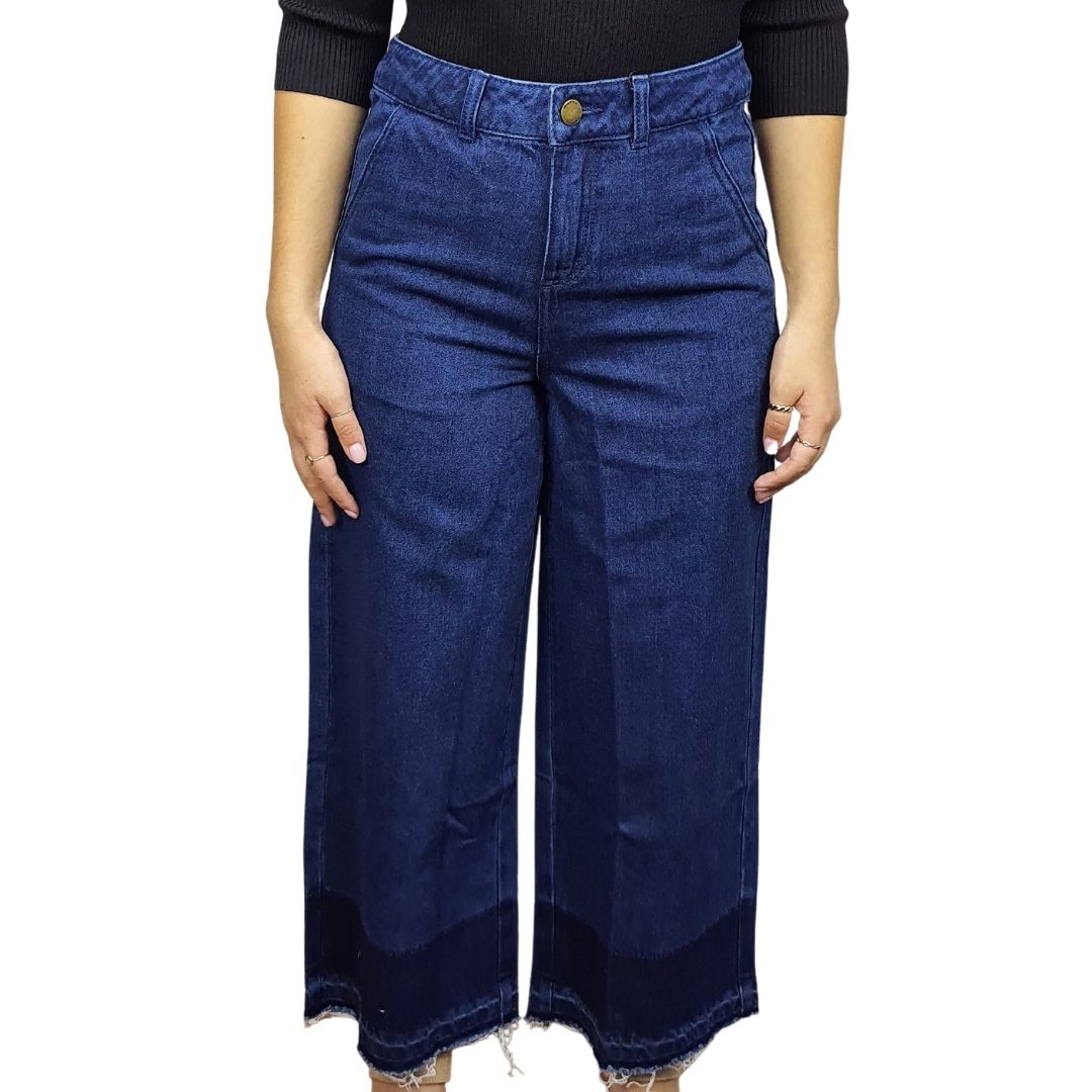 Pantalon Vero Moda Azul Style TESS 9/10 HW LOOSE JEANS(NR)
