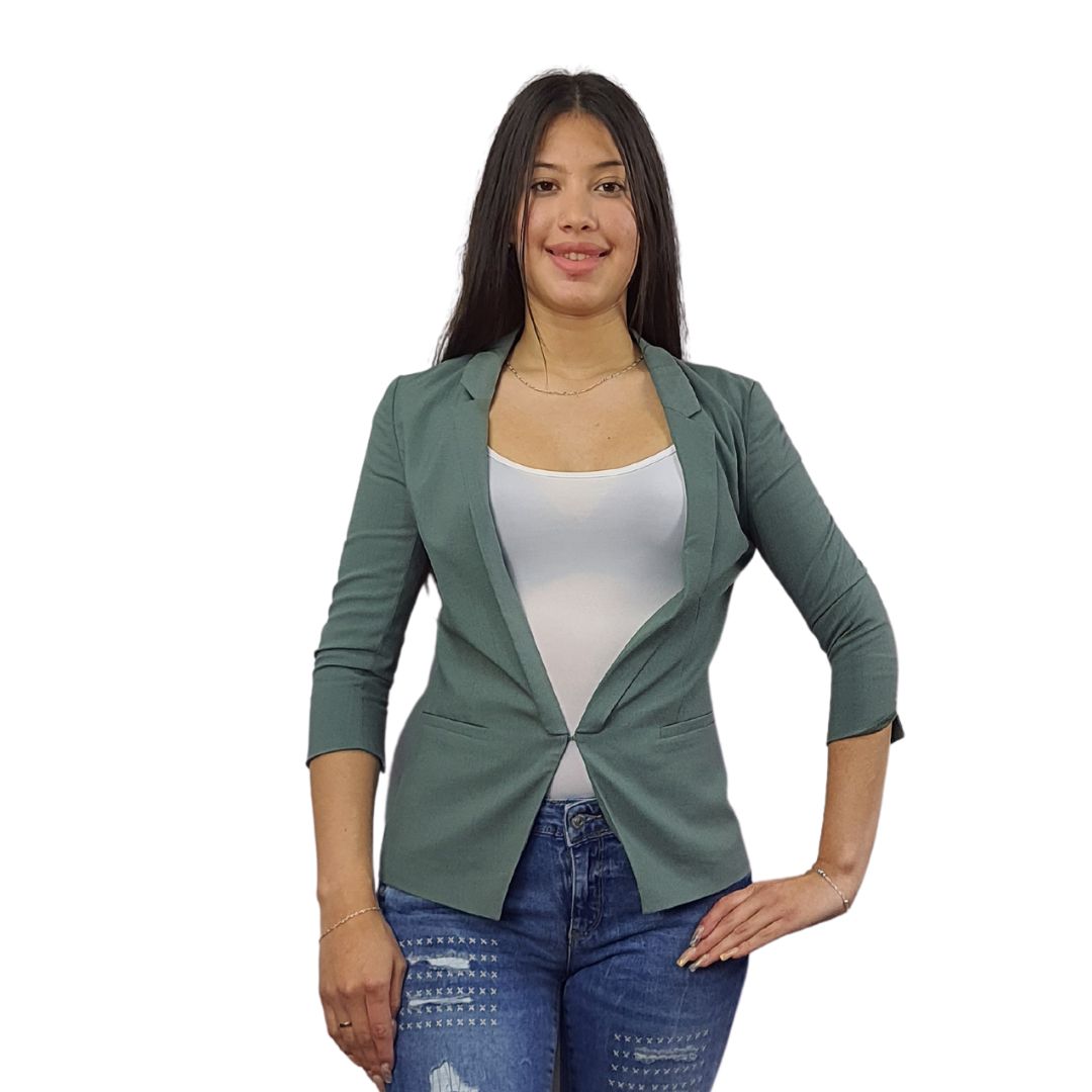 Blazer Vero Moda Verde Style BUBBLE 7/8 BLAZER(VMC-SD)