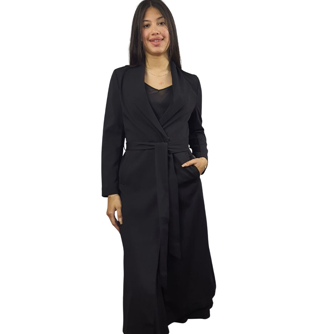 Blazer Vero Moda Negro Style ELSA L/S COAT(NL)