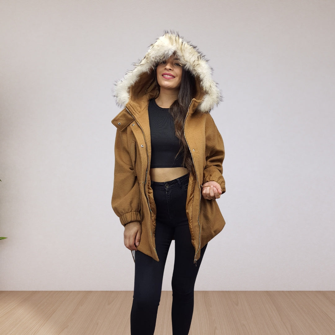 Chaqueta Vero Moda Marron Style VODKA L/S WOOL COAT(LL)