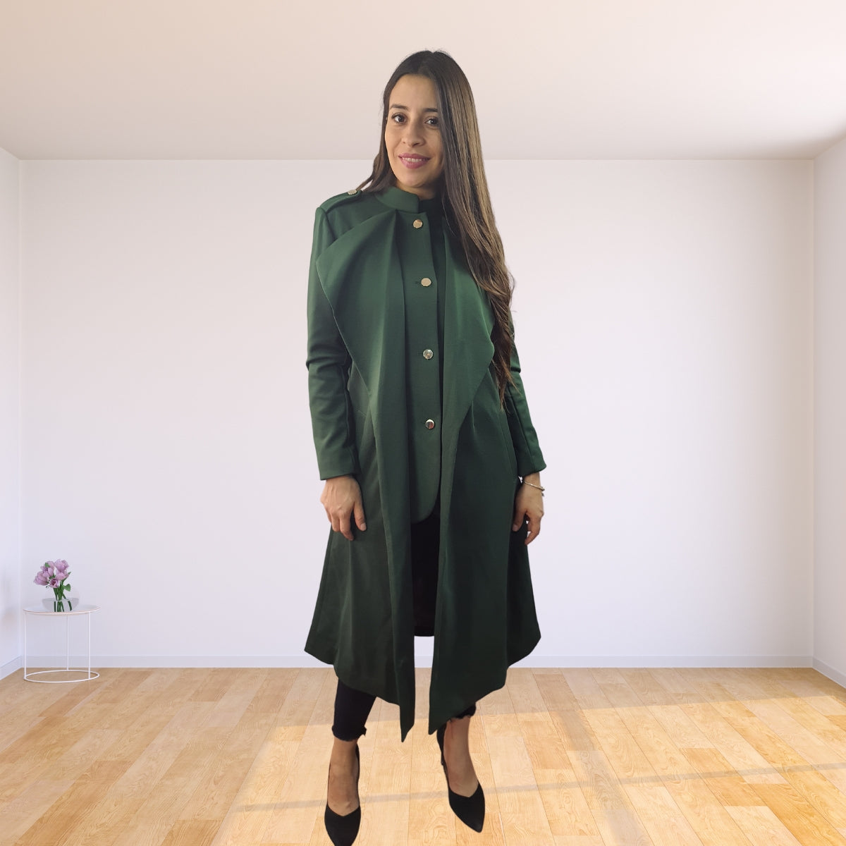 BLazer Vero Moda Verde Style PRIMA L/S COAT(AL)