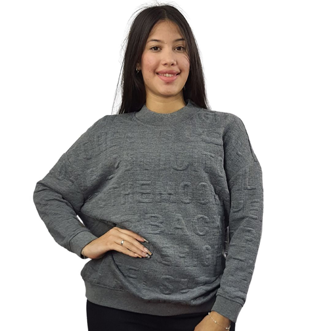 Sweater Vero Moda Gris Style KAY SWEAT(MW-CT-2)