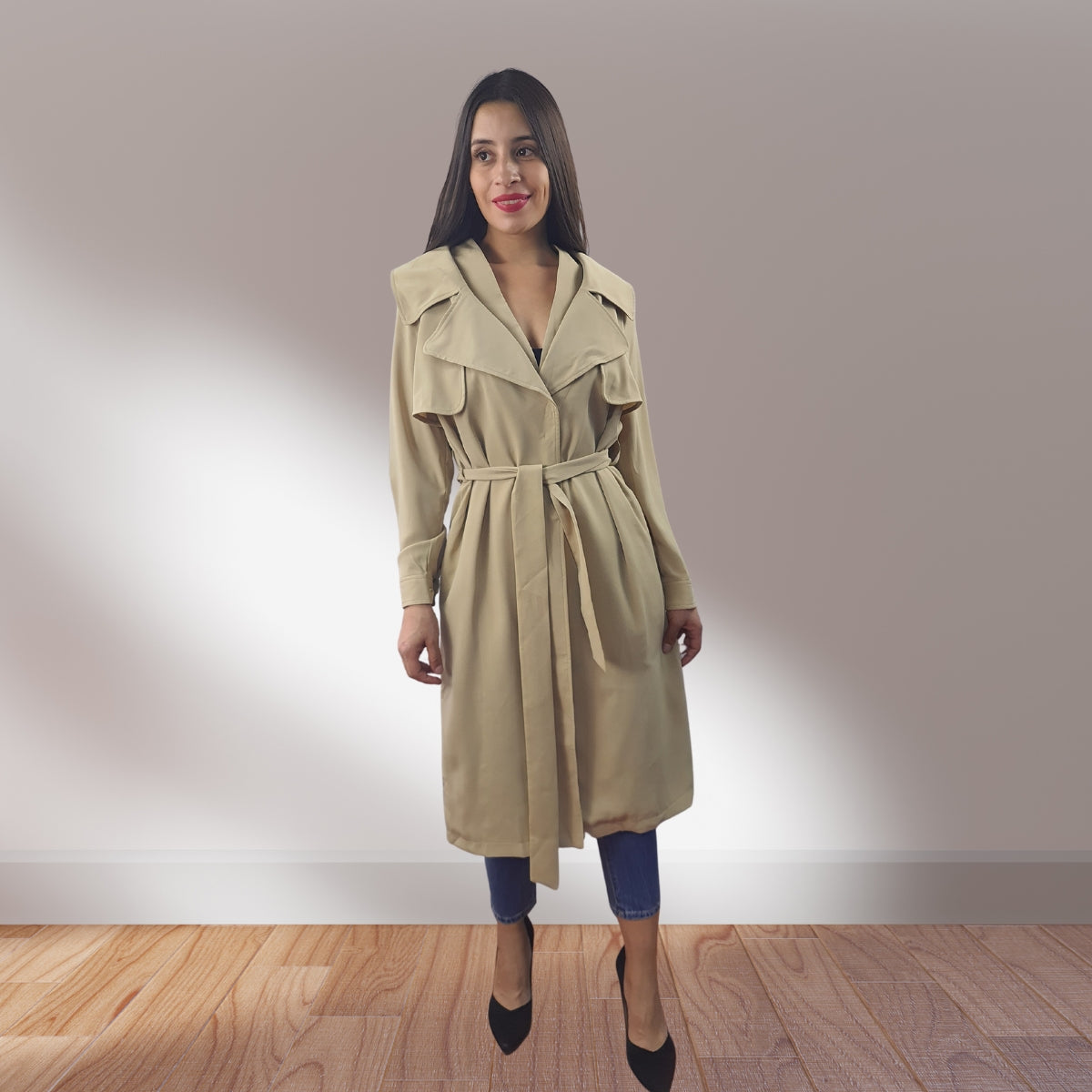 Blazer Vero Moda Beige Style LAKE L/S COAT(VMC-PF)