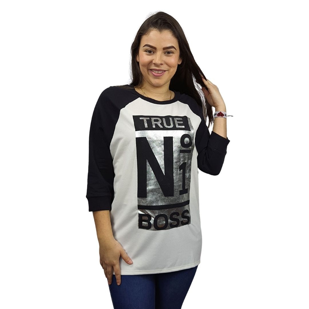 Blusa Vero Moda Blanco Style SANDY MORGAN 3/4 TOP(MW-CT-2)