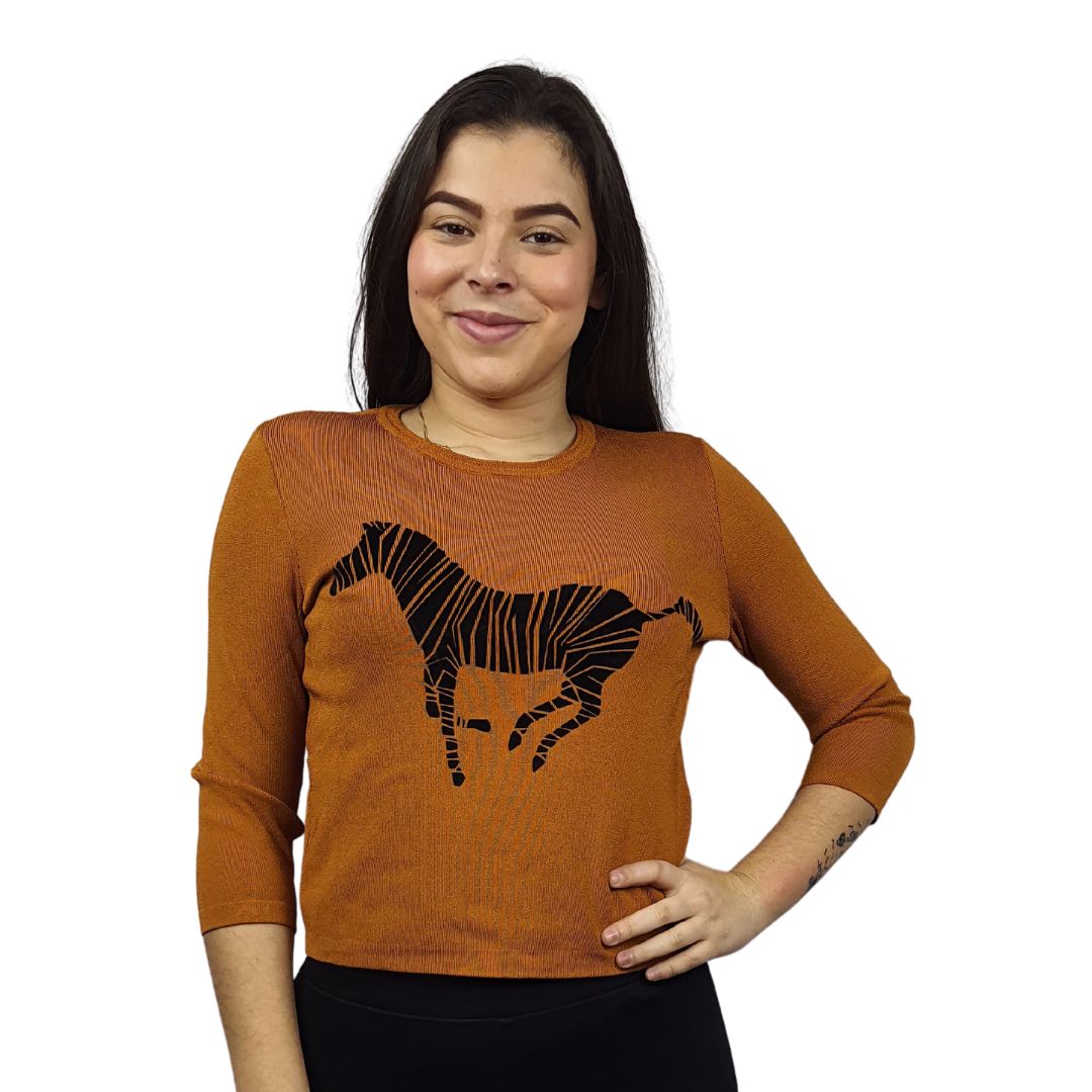 Sweater Vero Moda Mostaza Style STAR 3/4 KNIT(BT)