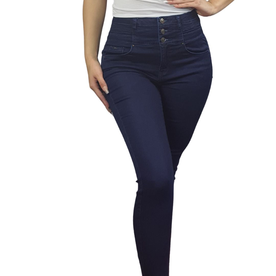 Jeans Vero Moda Azul Oscuro Style CASE HW X-SLIM JEANS(UM)