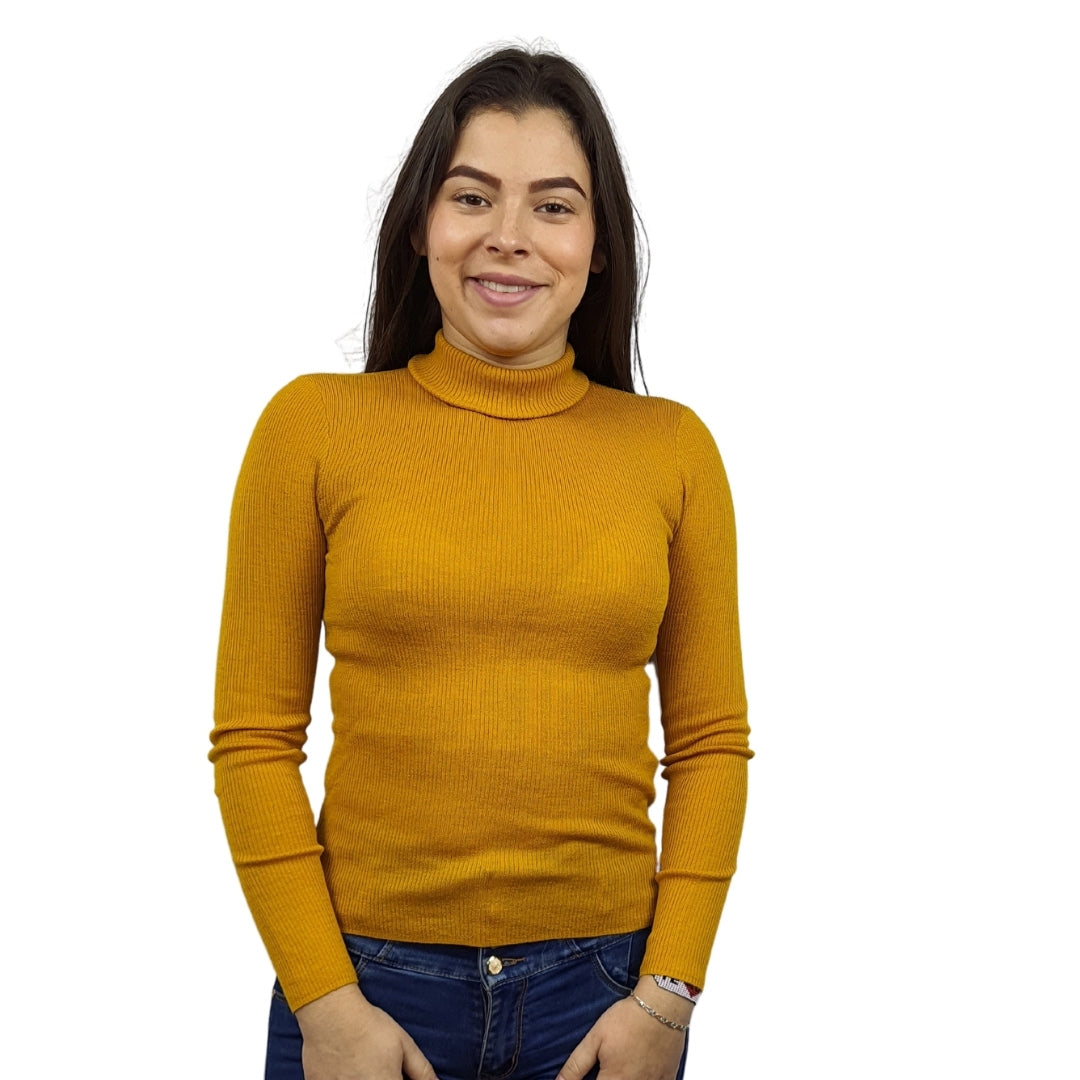 Blusa Vero Moda Mostaza Style CHOICE PHYSIC L/S KNIT-OR