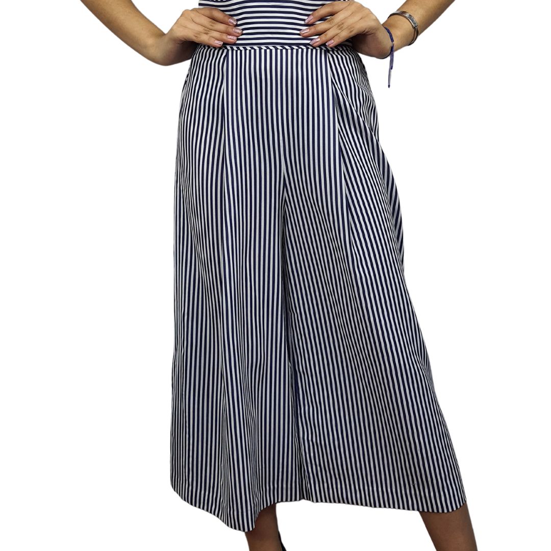 Pantalon Vero Moda Azul Style TRIFLE 7/8 HW WIDE PANTS(FL)
