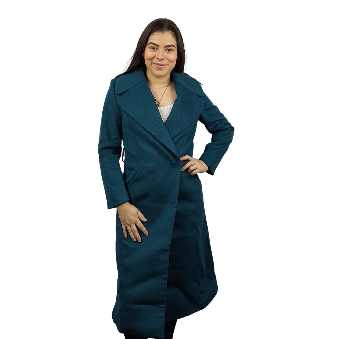 Blazer Vero Moda Verde Azulado Style AIMEE L/S WOOL COAT(NL)