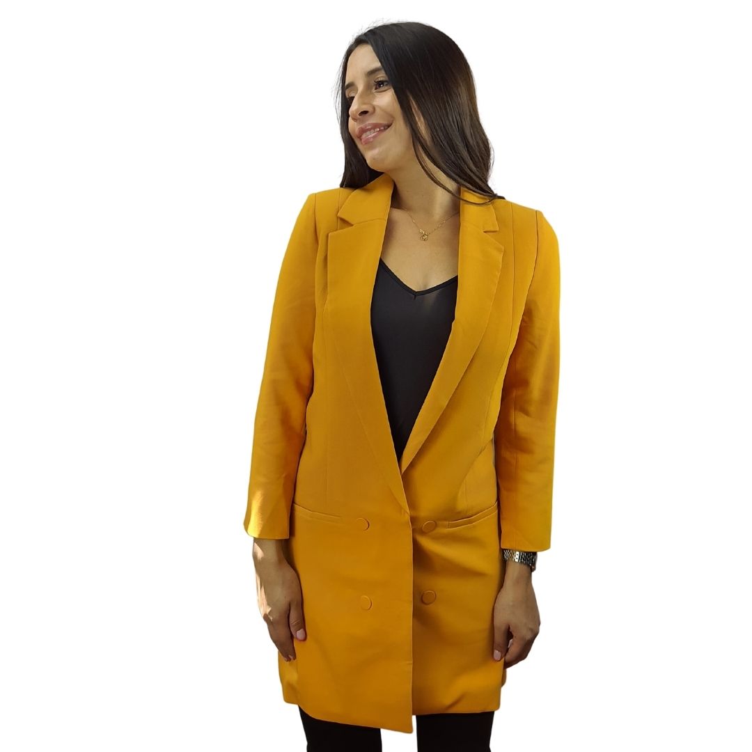 Blazer Vero Moda Mostaza Style PALACE 7/8 BLAZER(VMC-MM)