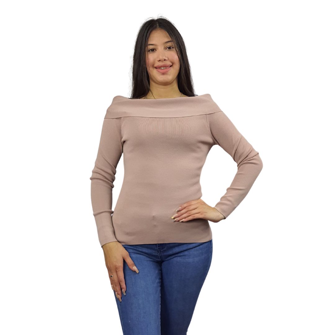 Blusa Vero Moda Rosa Vieja Style CARRIE L/S KNIT(BT)