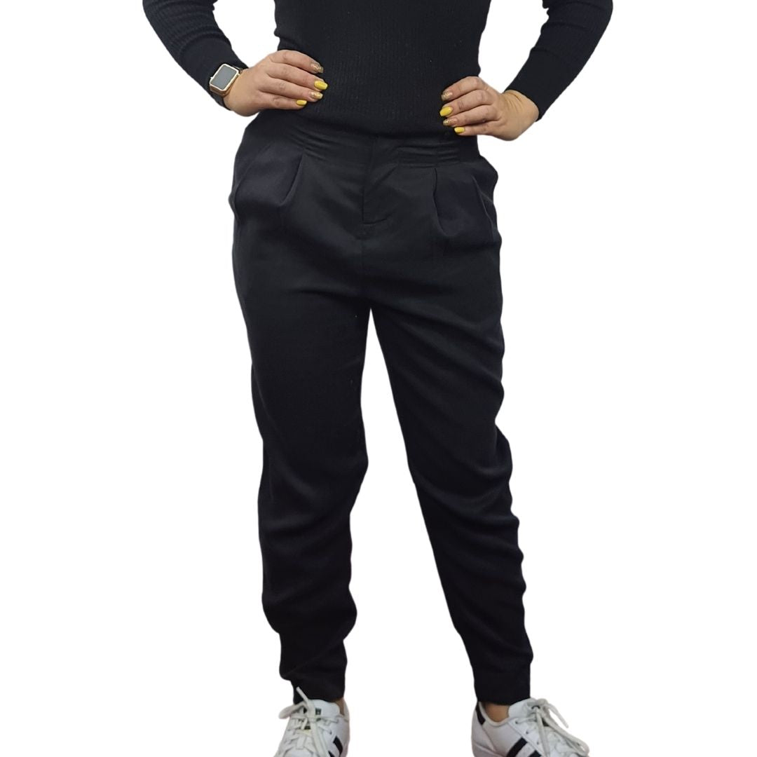 Pantalon Vero Moda Negro Style ARTEMIS 9/10 CARROT PANTS(BN-ET-2)