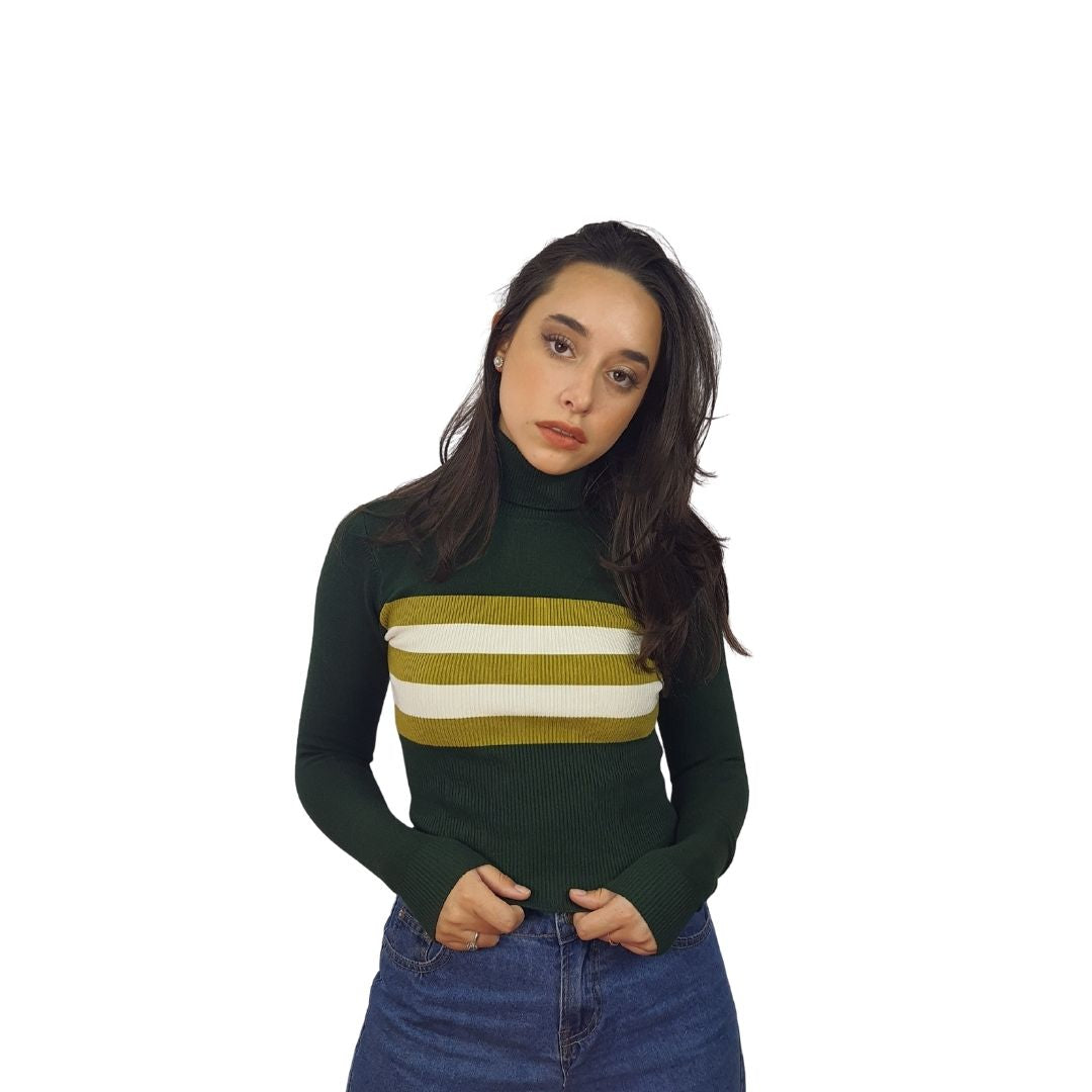 Sweater Vero Moda Verde Style WENDY L/S KNIT(PM-ET-2)