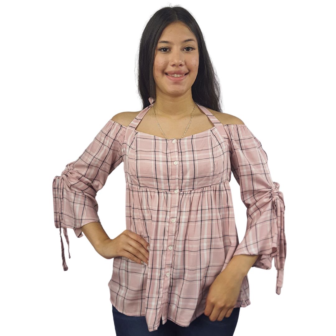Blusa Vero Moda Rosado Style JUPITER L/S SHIRT(SL)