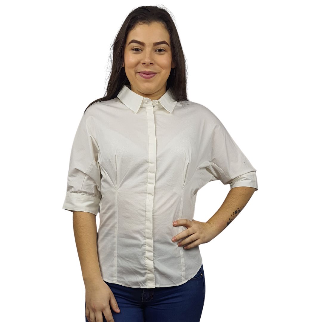 Blusa Vero Moda Blanco Style GAOGAO 1/2 SHIRT(PM)