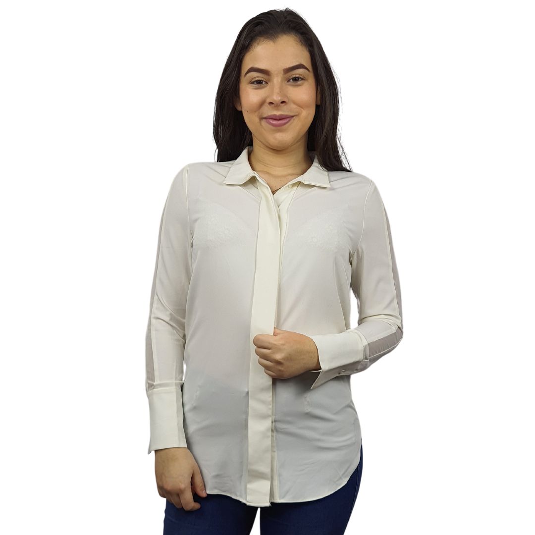 Blusa Vero Moda Blanco Style YODA L/S SHIRT(MW-EC-2)