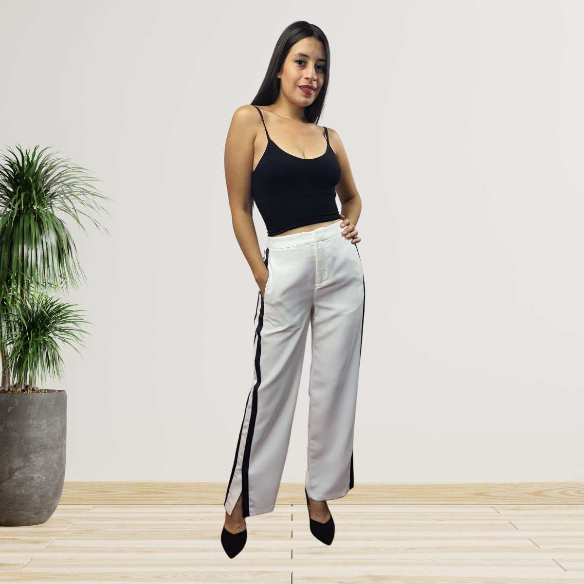 Pantalon Vero Moda Blanco Style RAE LOOSE PANTS(SL)