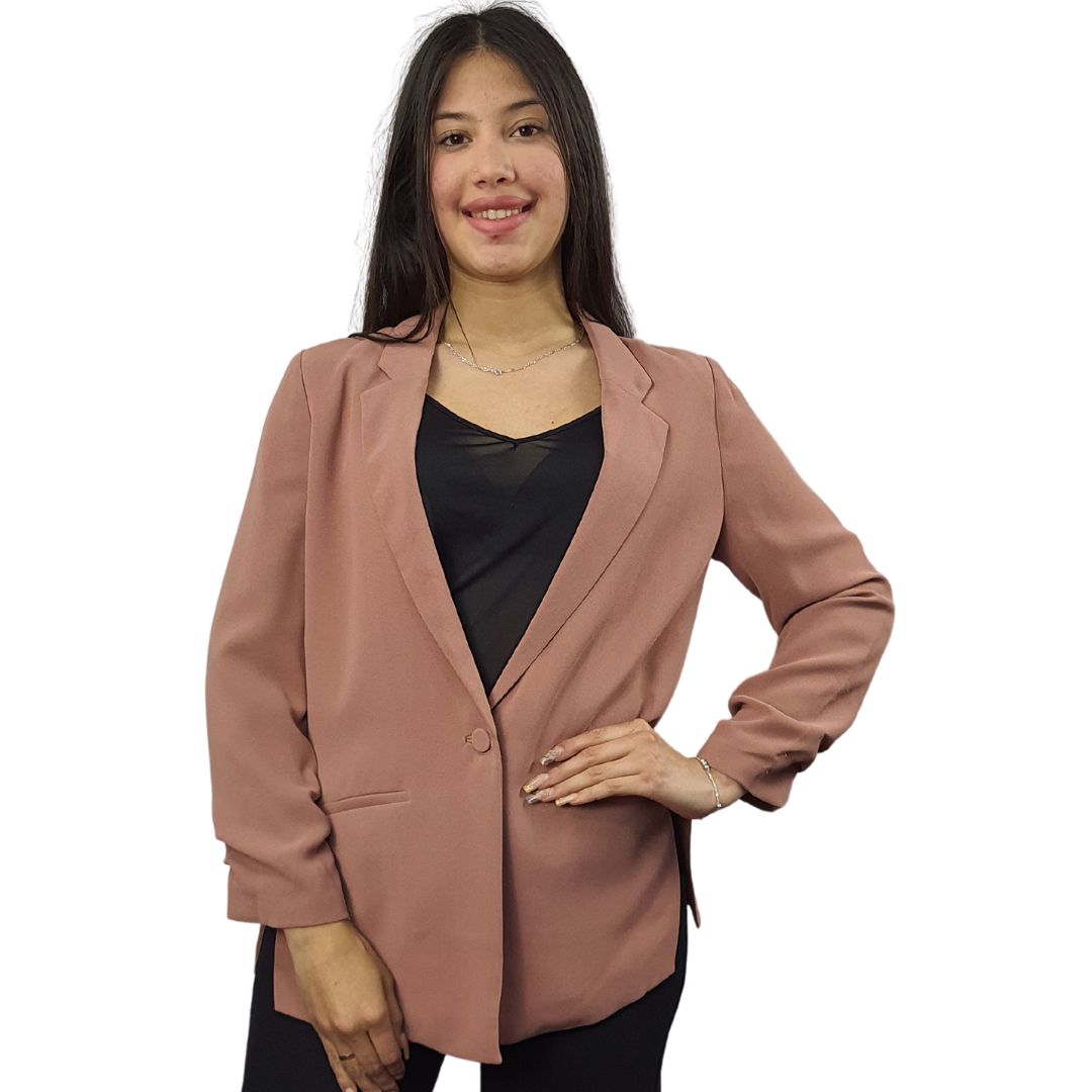Blazer Vero Moda Rosado Palido Style CLARA 7/8 BLAZER(VMC-NR)