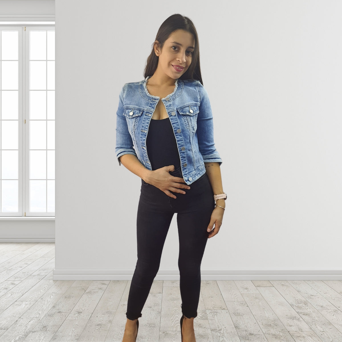 Chaqueta Vero Moda Azul Style FUTURE 3/4 DENIM JKT(NN)
