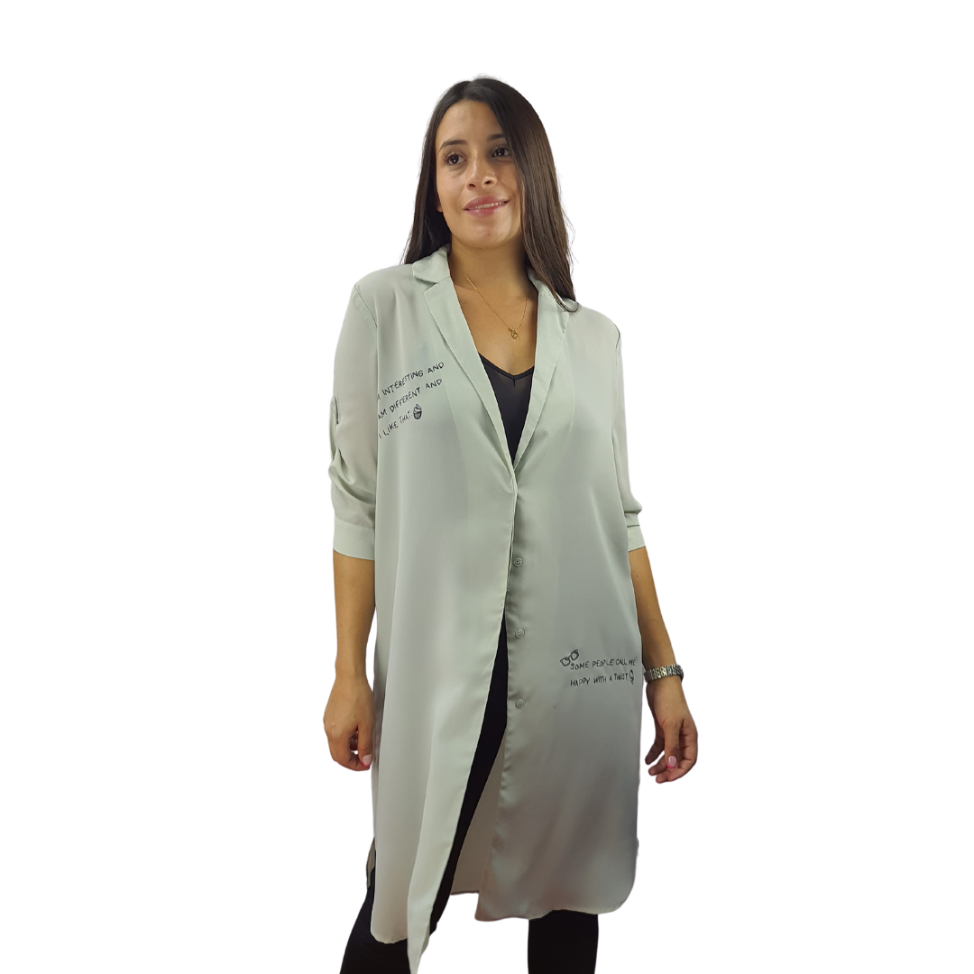 Blazer Vero Moda Verde Style LIBBY 3/4 BLAZER(TP)