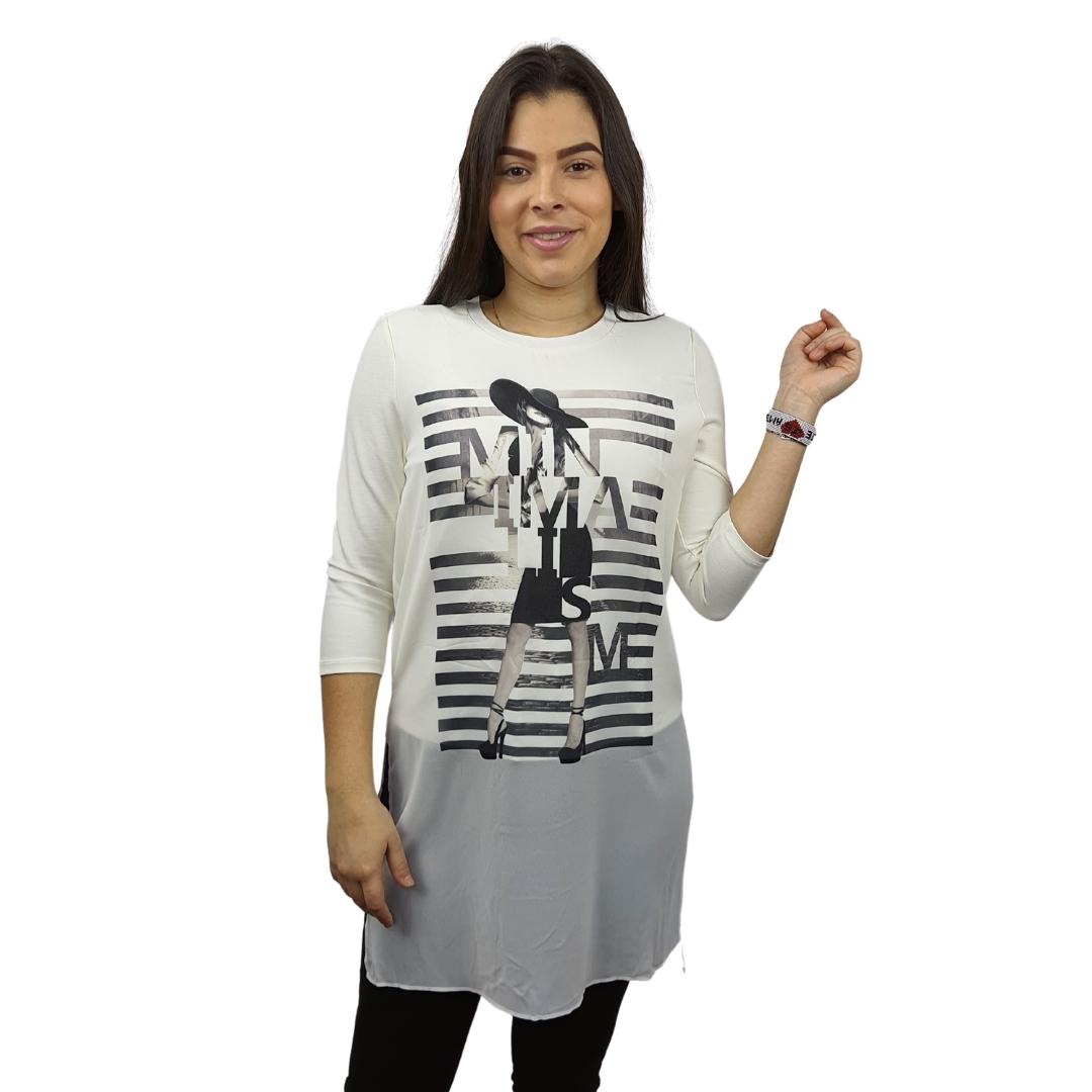 Blusa Vero Moda Blanco Style CLASSIC 3/4 TOP(MM)