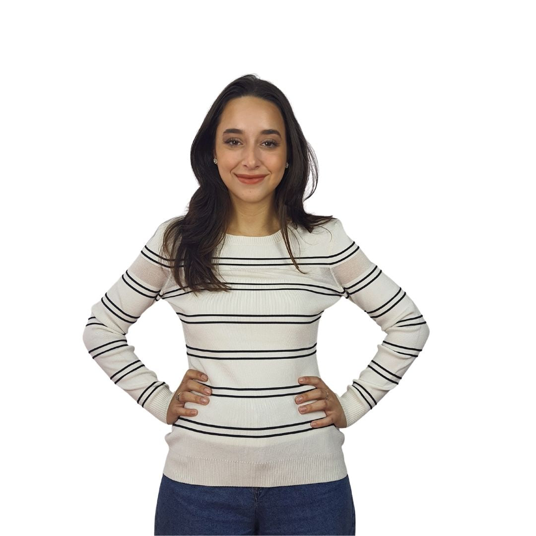 Blusa Vero Moda Blanco Style BILLY 7/8 TOP(MM)