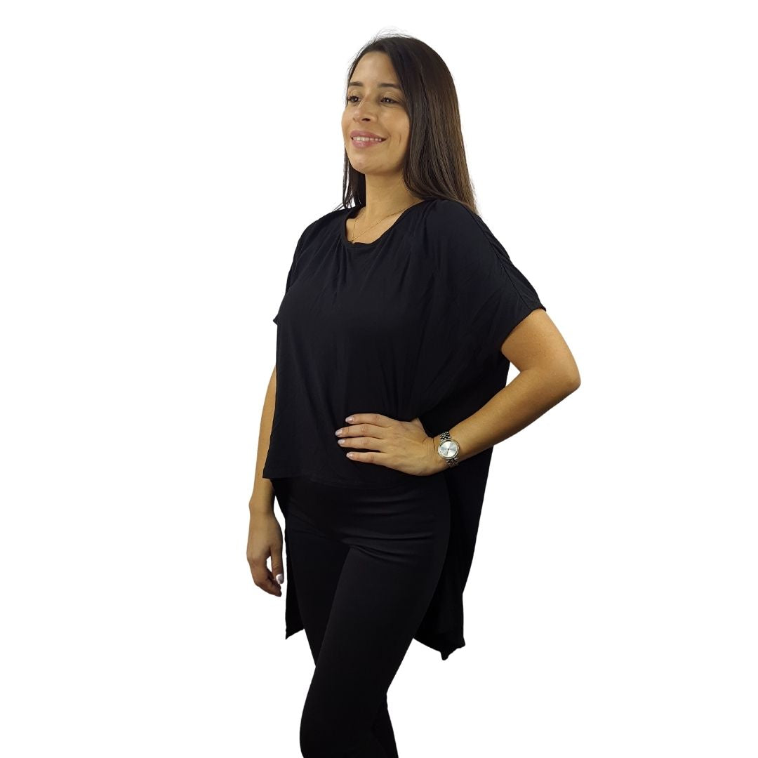 Blusa Vero moda Negro Style ANVNAN 3/4 TOP(DR)