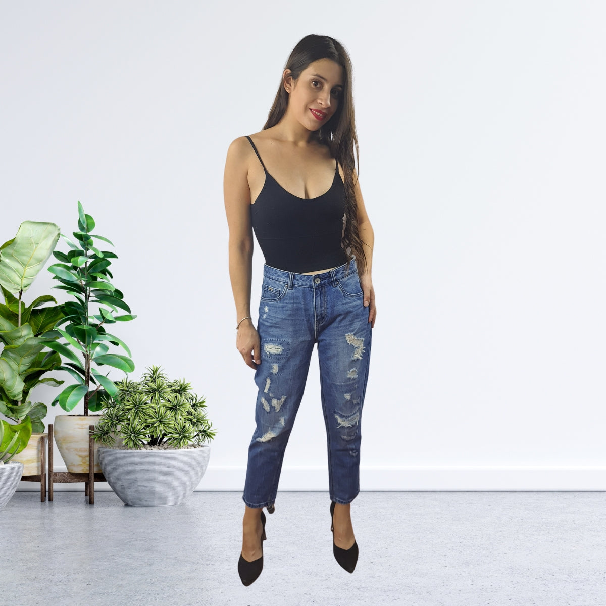Jeans Vero Moda Azul Claro Style APPLY 9/10 BOYFRIEND JEANS(NL)