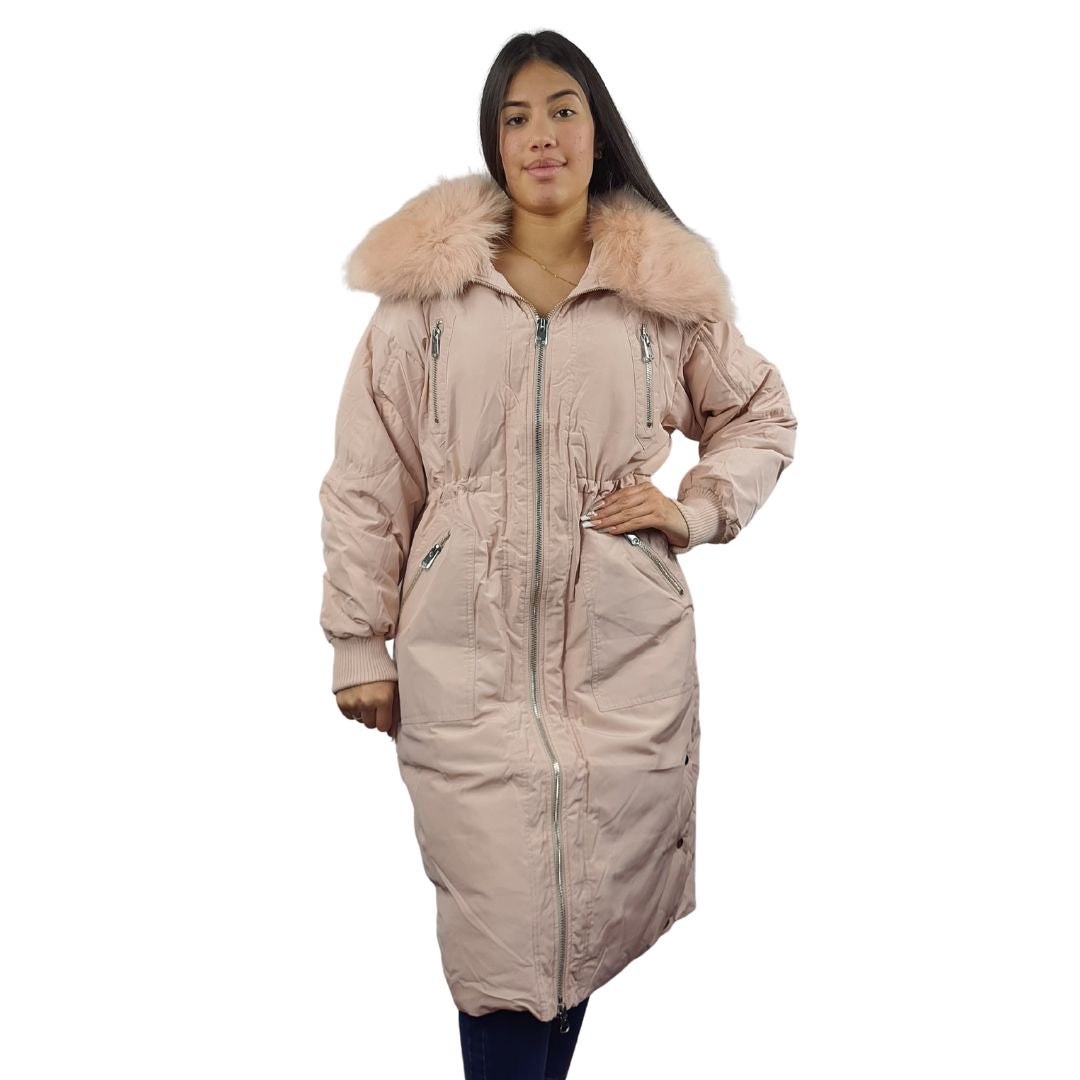 Parka Vero Moda Rosado Style CHOICE ELIEEM 3/4 DOWN COAT-OR