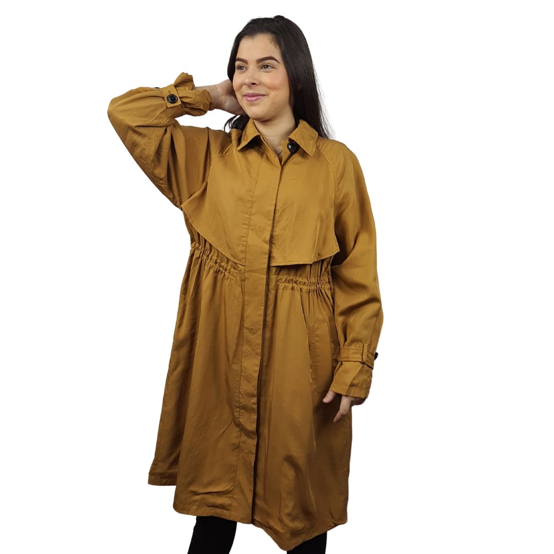 Blazer Vero Moda Mostaza Style LAY L/S COAT(FI)
