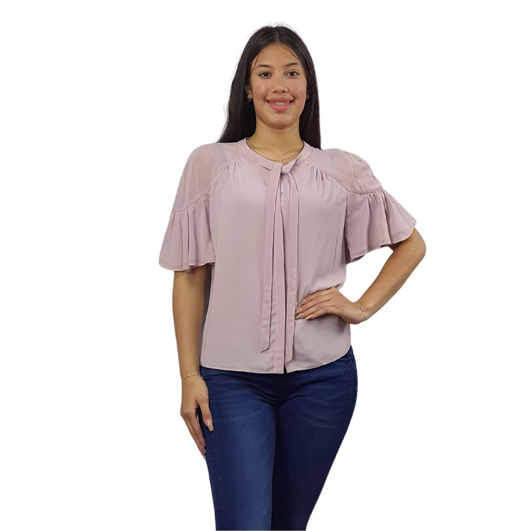 Blusa Vero Moda Rosa Vieja Style BERYL 1/2 SHIRT(VMC-NN)