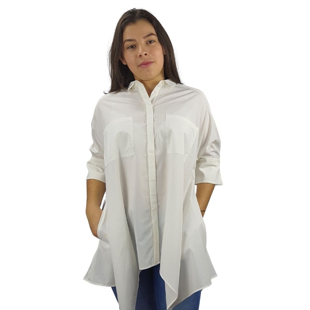 Blusa Vero Moda Blanco Style EVER 1/2 SHIRT(NE-EC-2)
