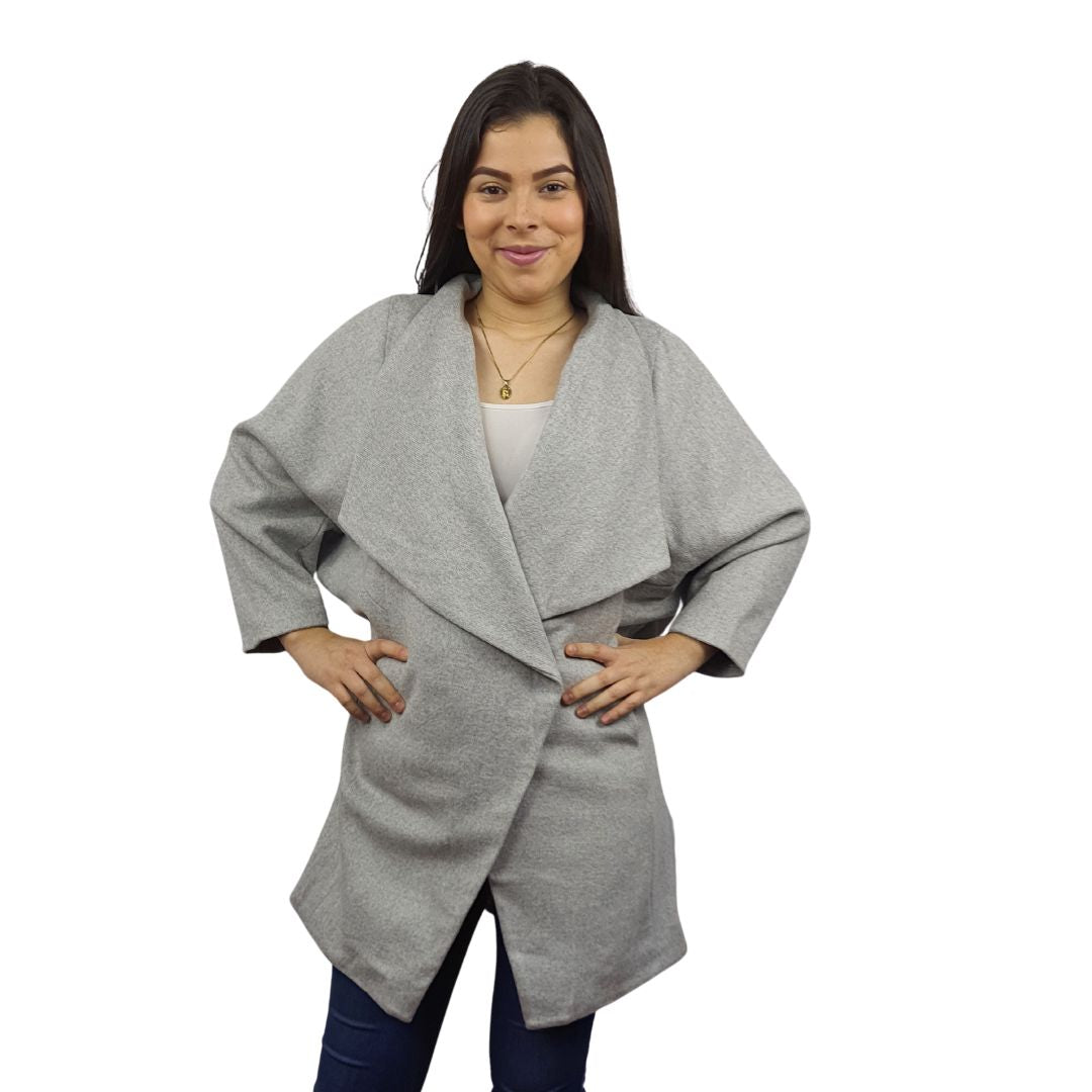 Blazer Vero Moda Gris Style ROAD WOOL COAT(EL)