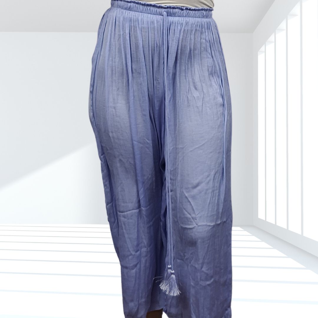 Pantalon de Pijama Vero Moda Azul Claro Style TAYLOR 7/8 PAJAMA PANTS(HOMEWEAR)