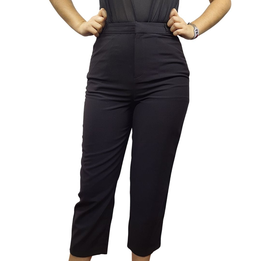 Pantalon Vero Moda Negro Style DAISY 7/8 SLIM CARROT PANTS(VMC-NE-ET-2)