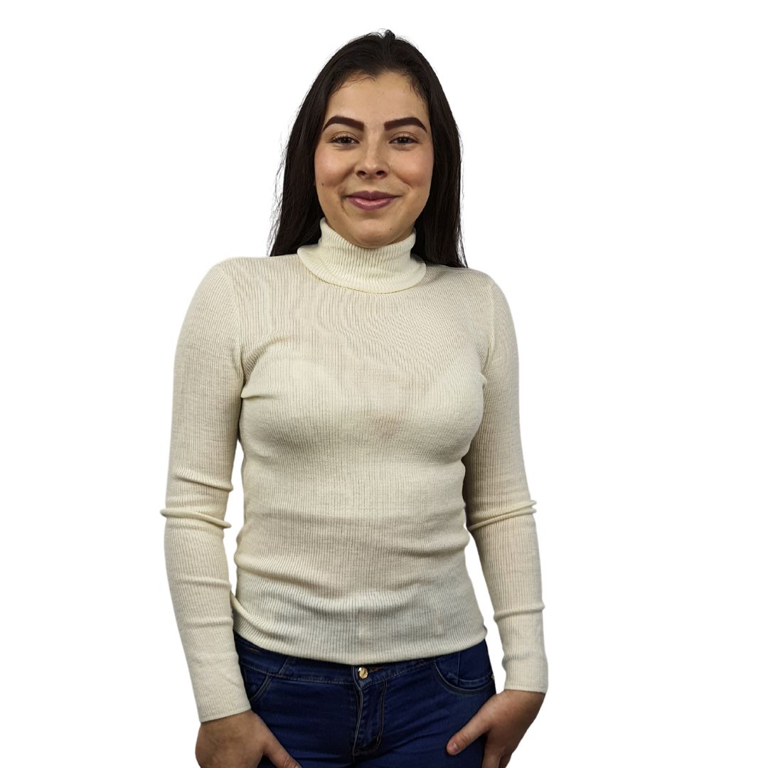 Blusa Vero Moda Crema Style CHOICE PHYSIC L/S KNIT-OR