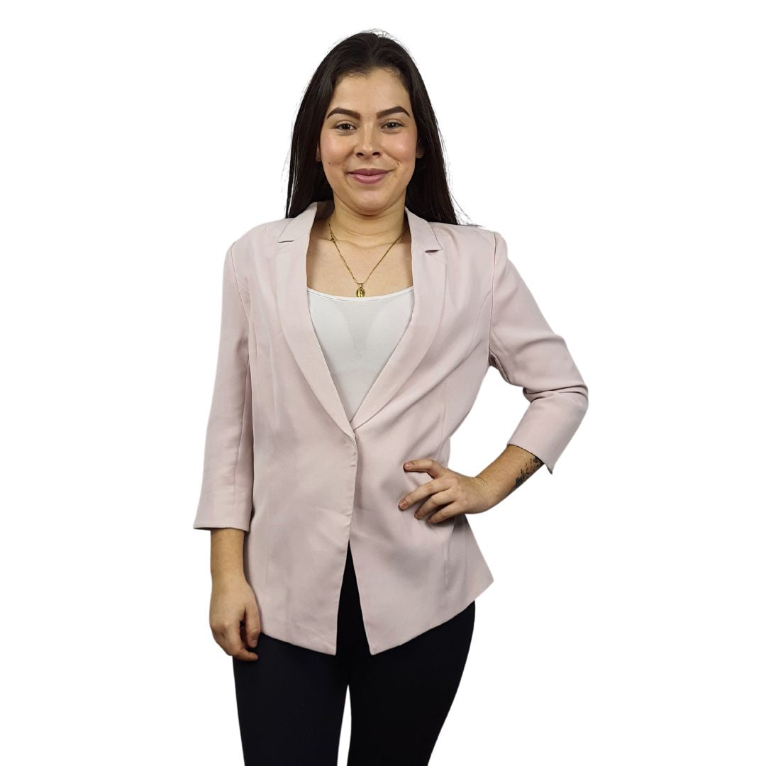 Blazer Vero Moda Rosado Palido Style MAGGIE 3/4 BLAZER(VMC-NR)